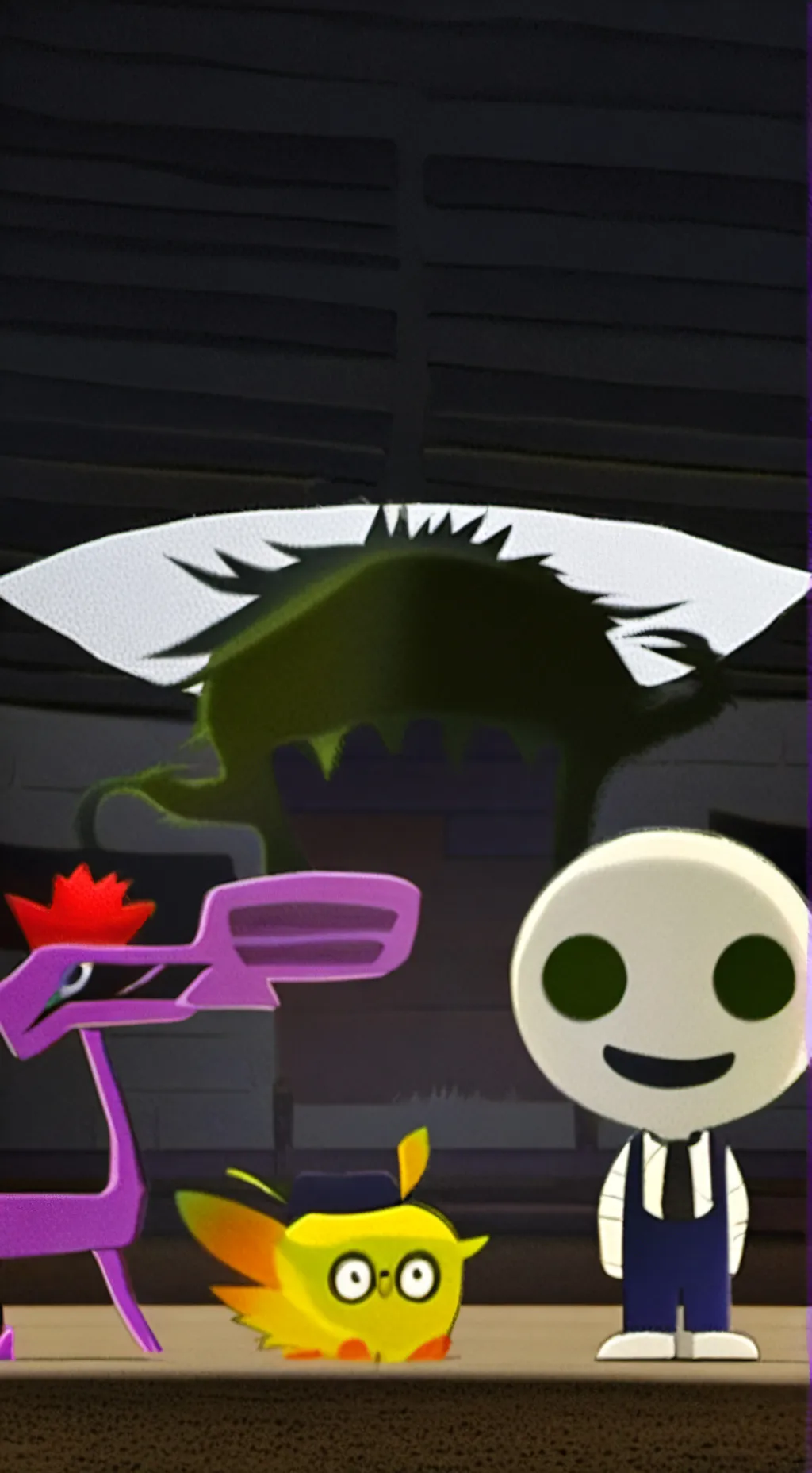 ai character: Sprunki Horror😈 background
