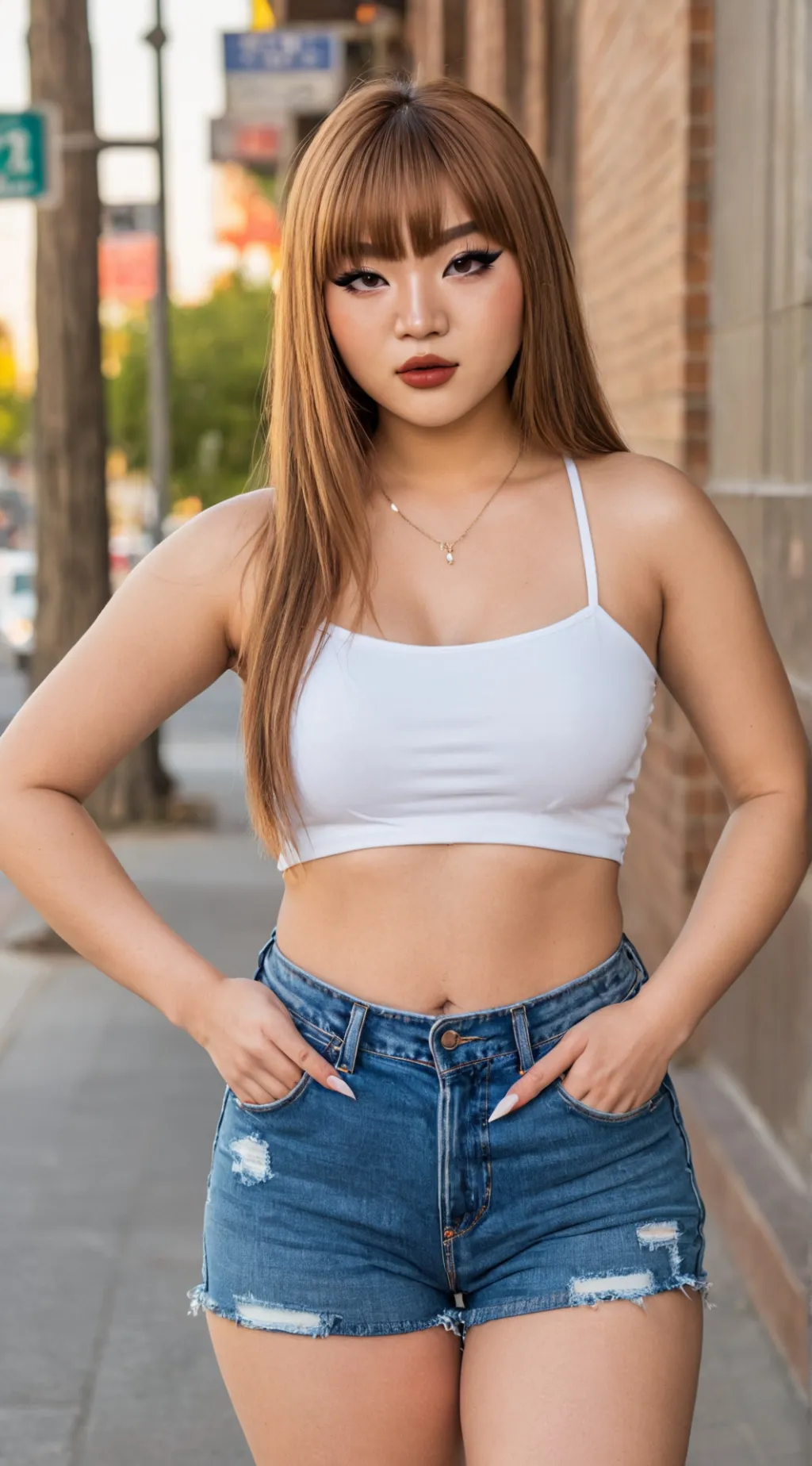ai character: Mina background