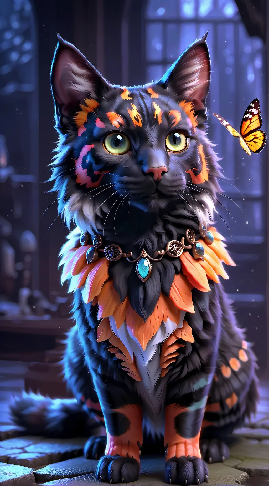 ai character: Nimbus background