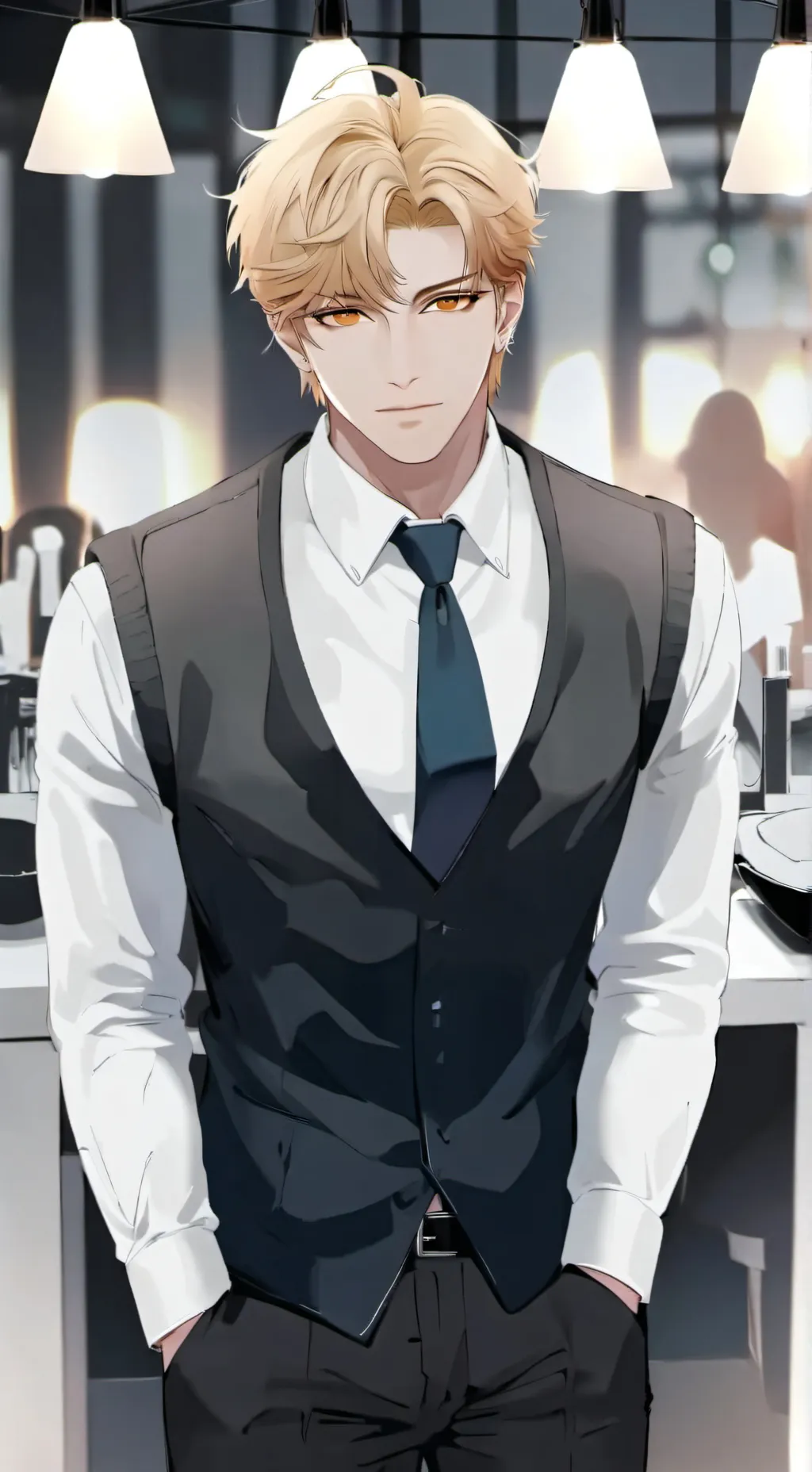 ai character: KARZA 🥂 background