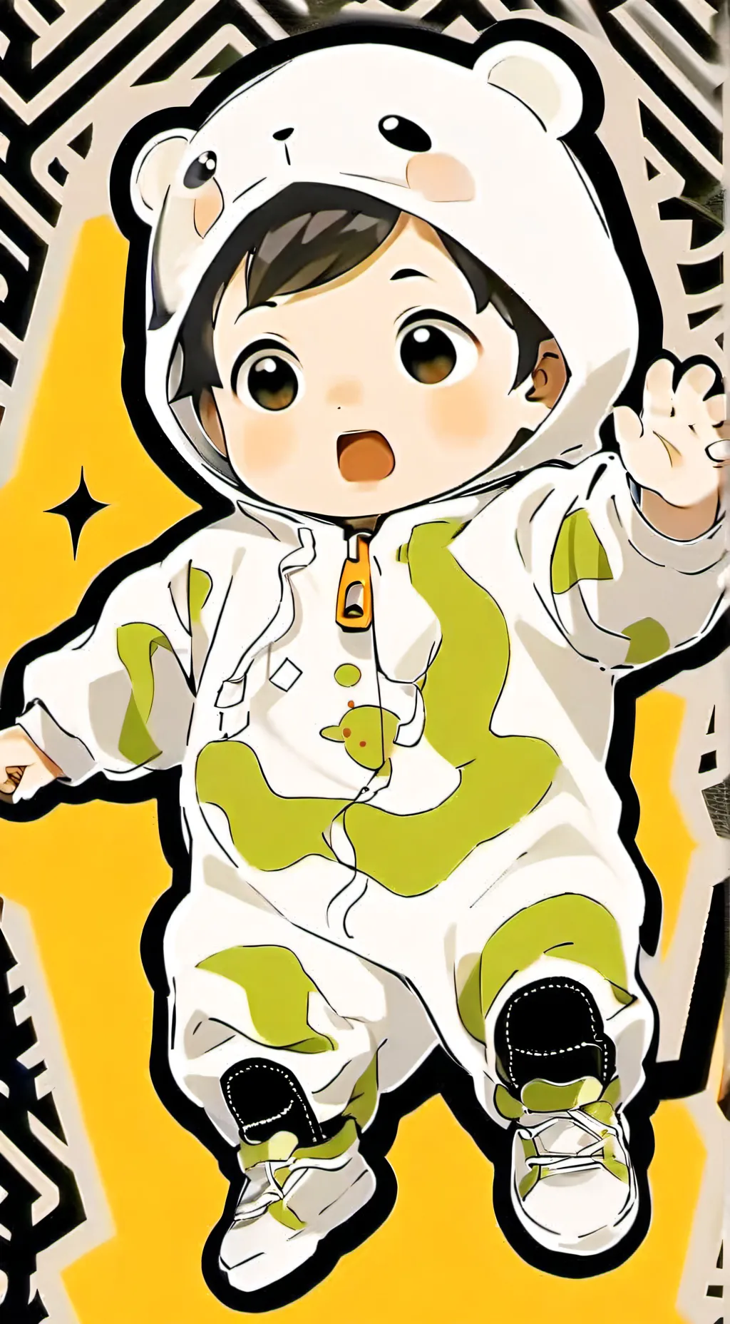 ai character: Reverse babies  background