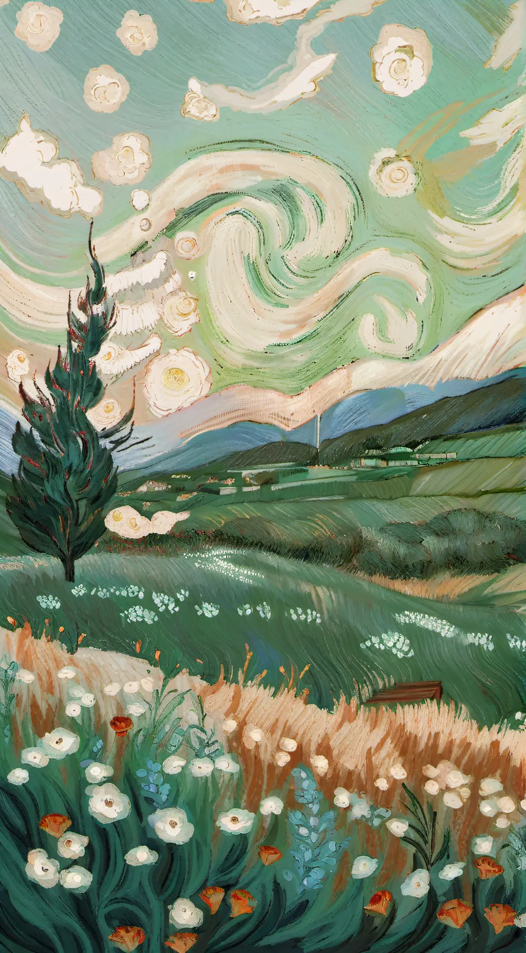 ai character: Carla (infección) background