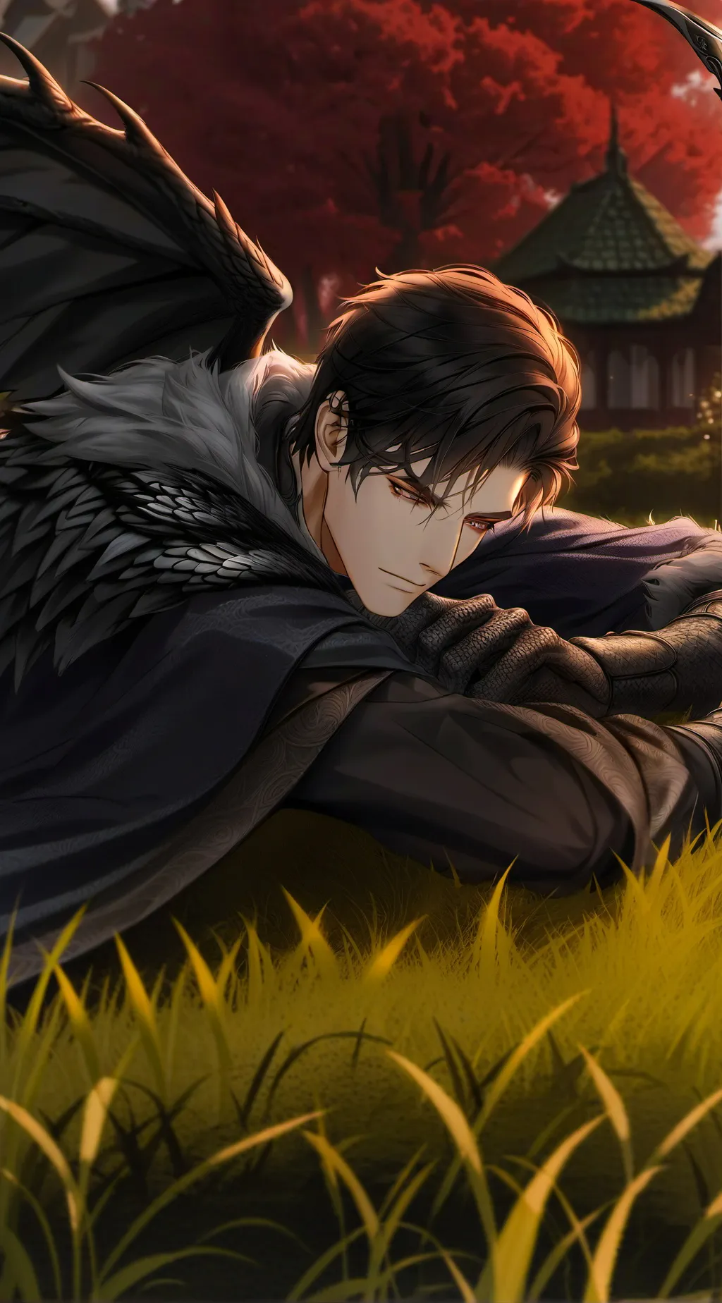 ai character: Takashi  background