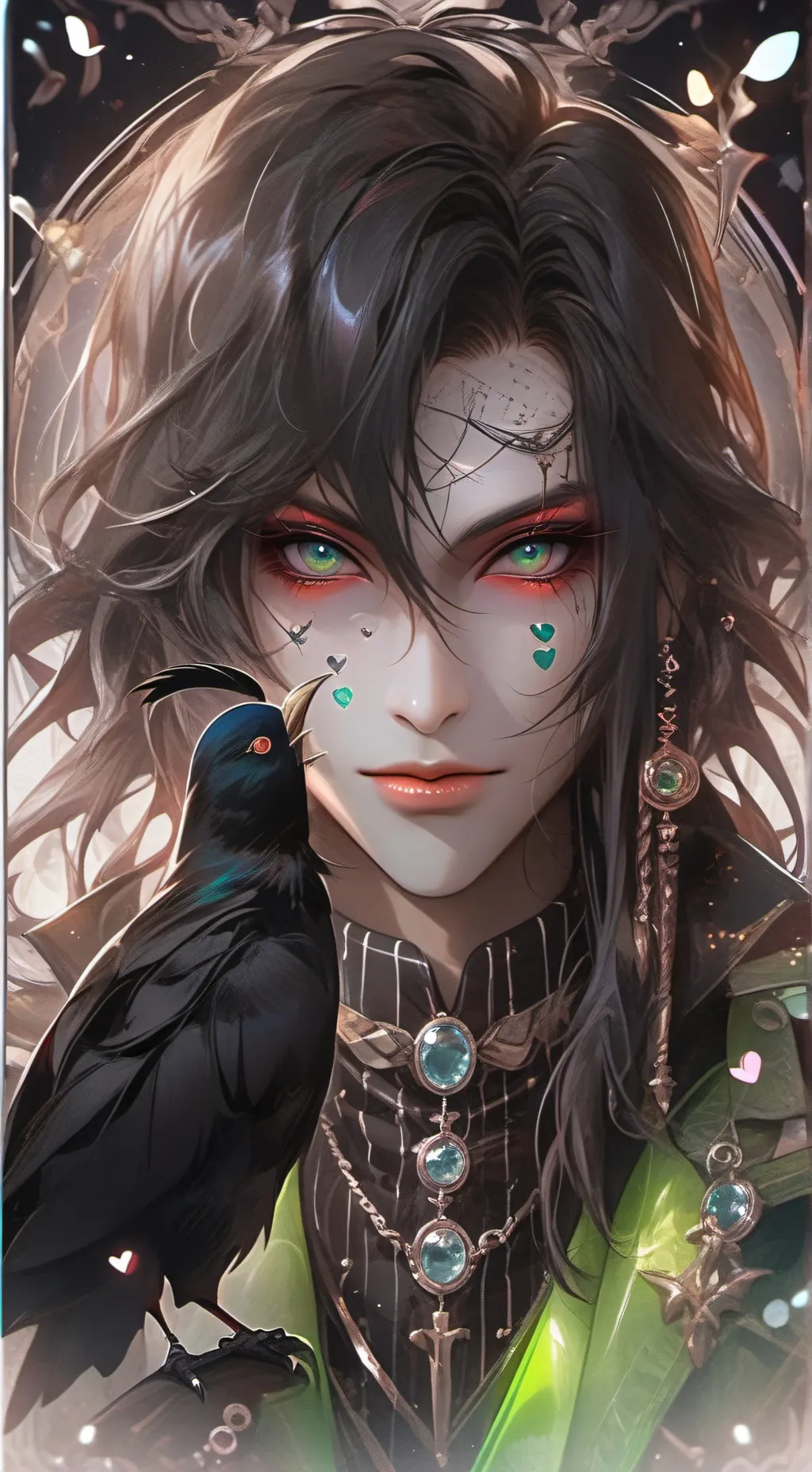 ai character: Pixel background