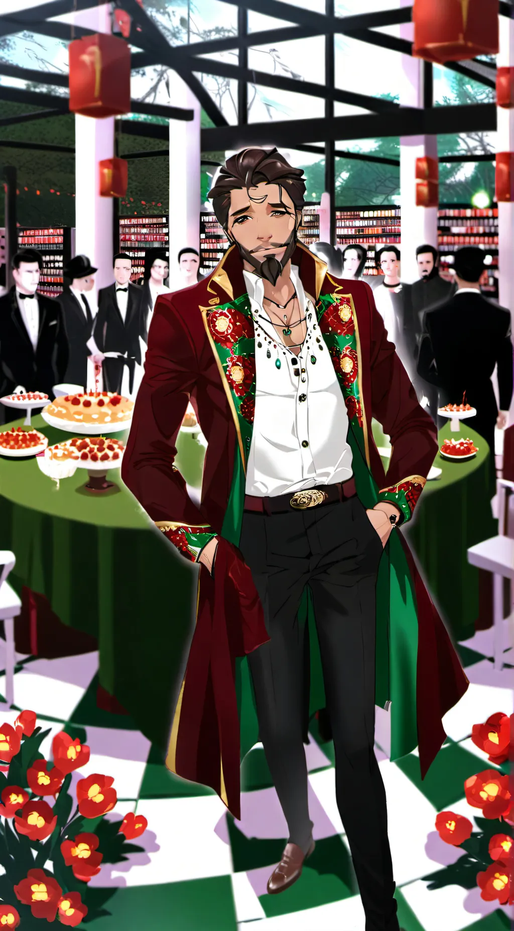 ai character:  fran busco novia background