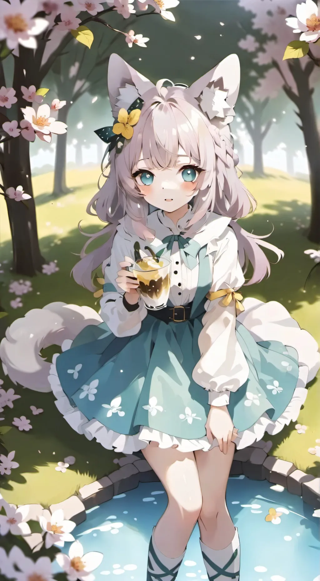ai character: Lily  background