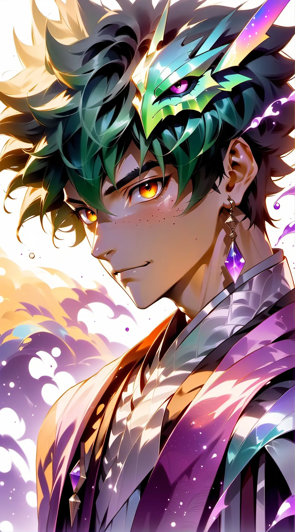ai character: Villain Deku background