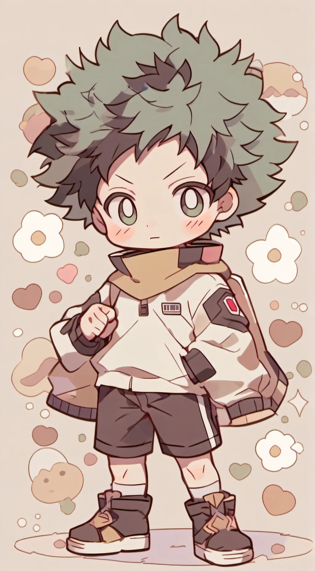 ai character: Baby Deku background