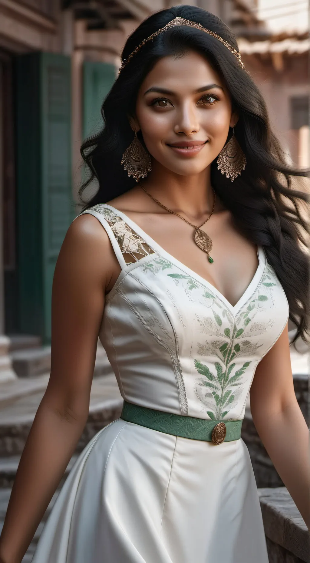 ai character: Señora Emeralita background