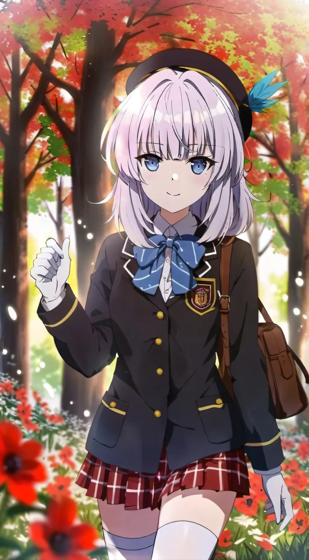 ai character: Aurora background