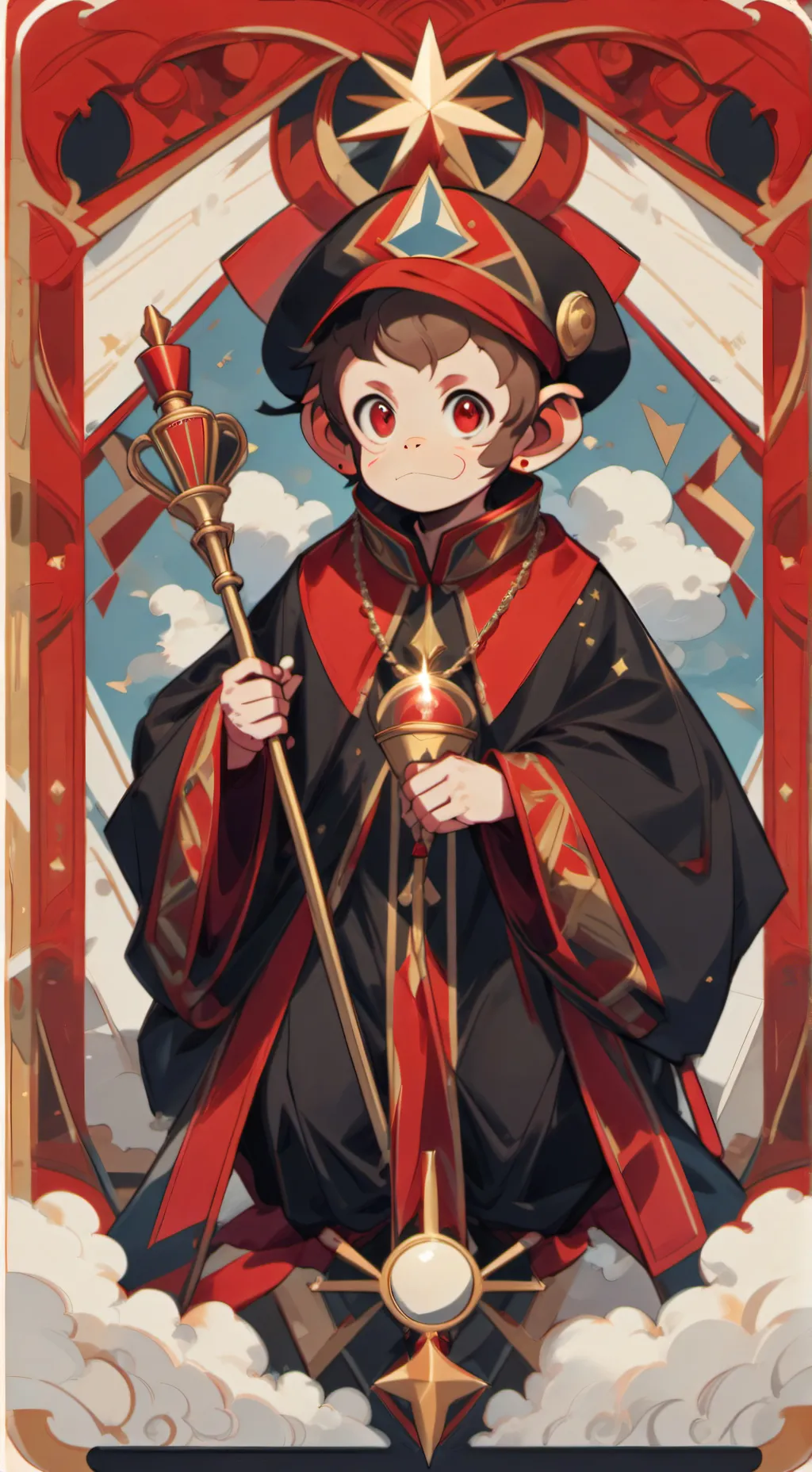 ai character: monke background