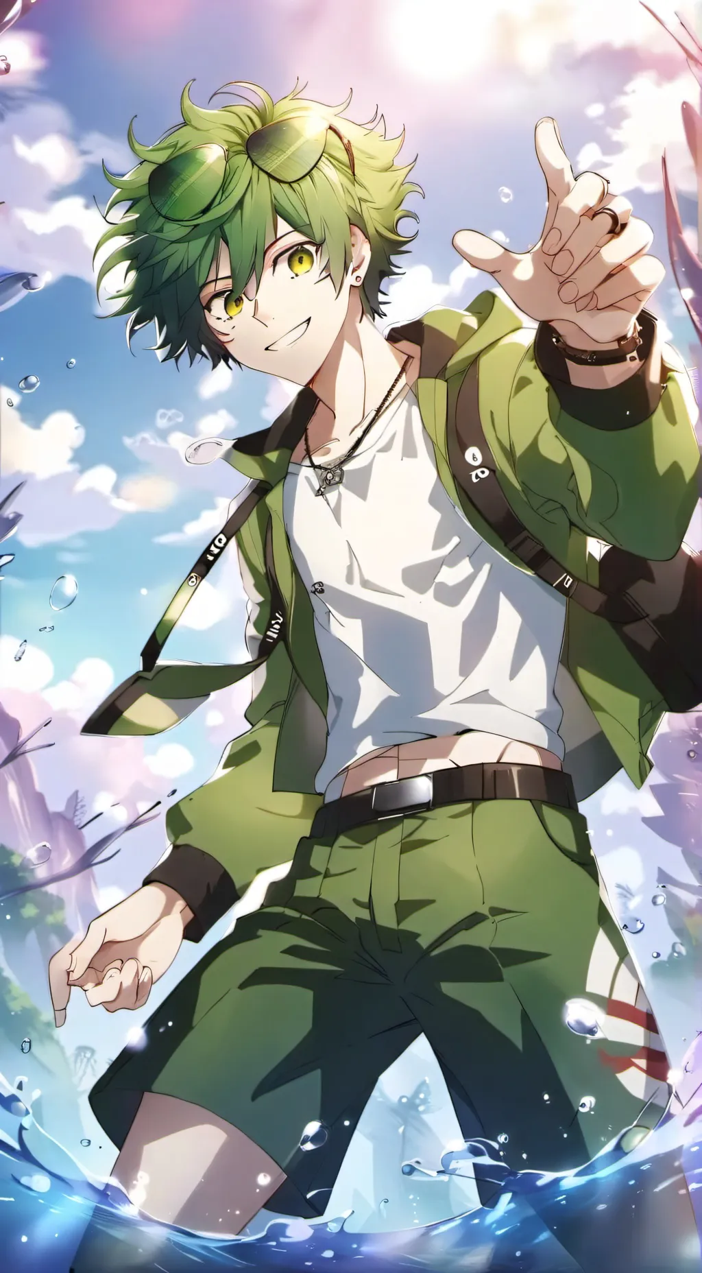 ai character: Izuku Midoriya background