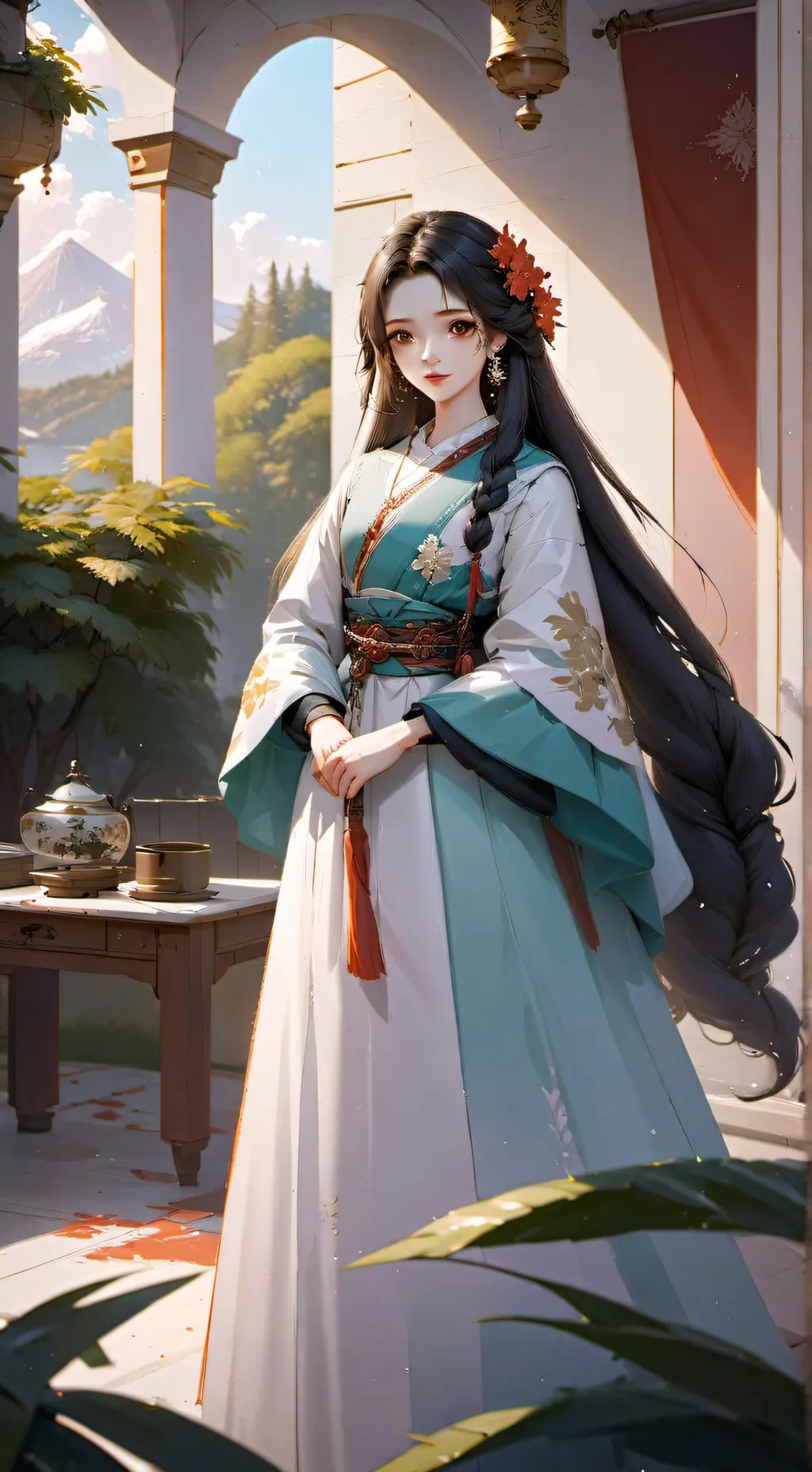 ai character: u are pregnant. !! background