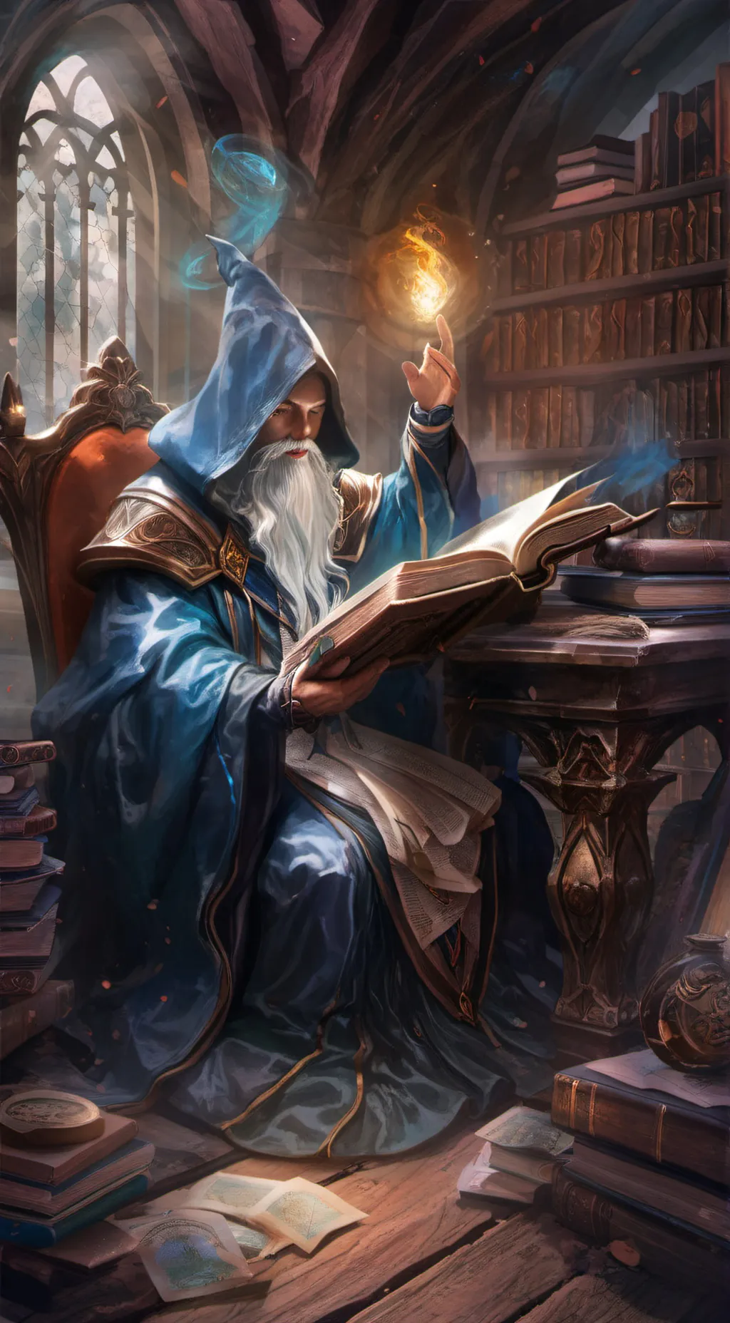 ai character: answers background