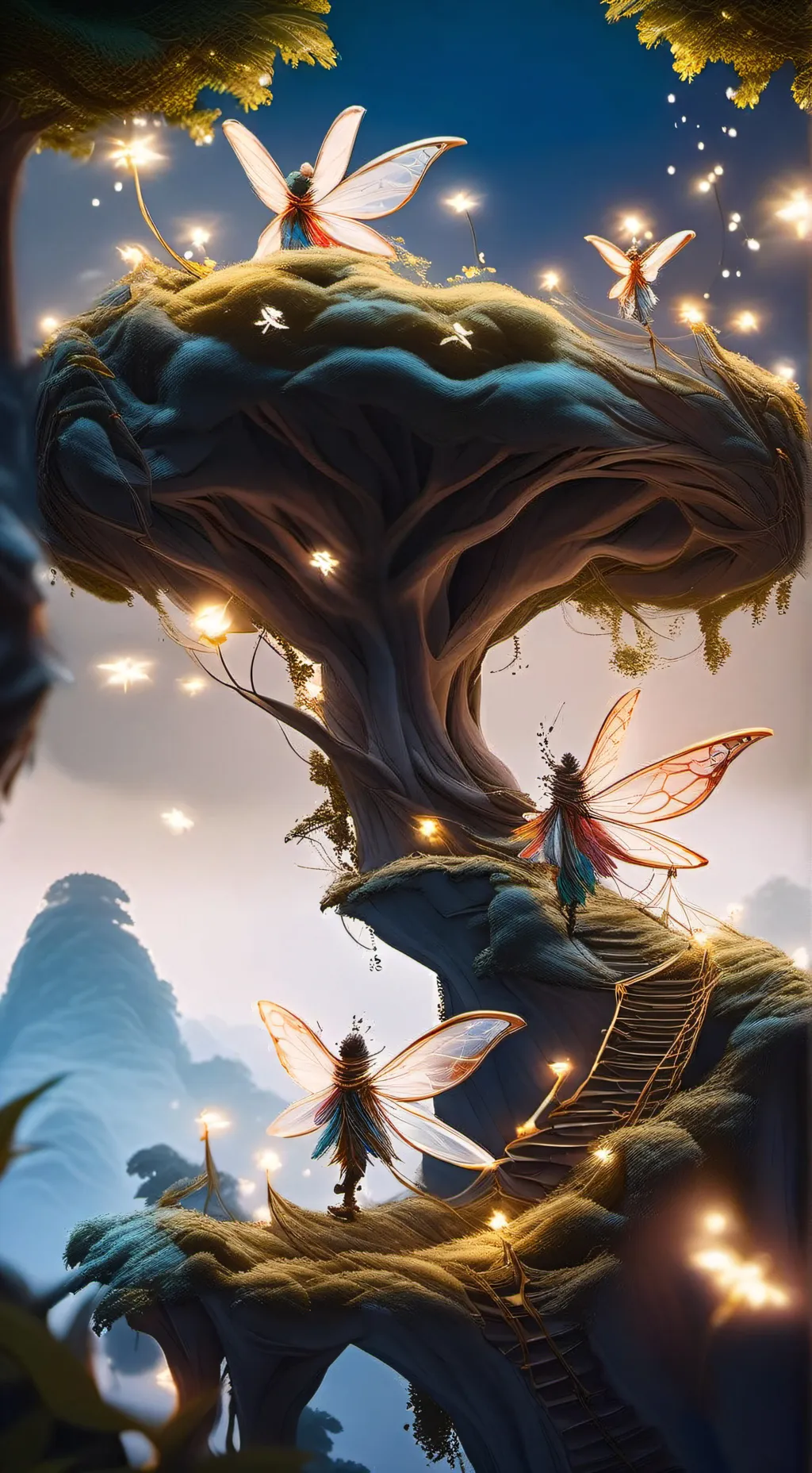 ai character: Fairy Kingdom background