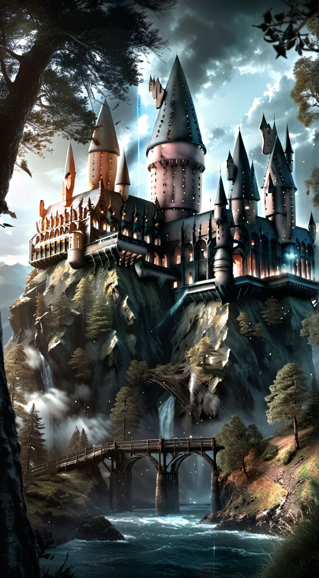 ai character: hogwarts background
