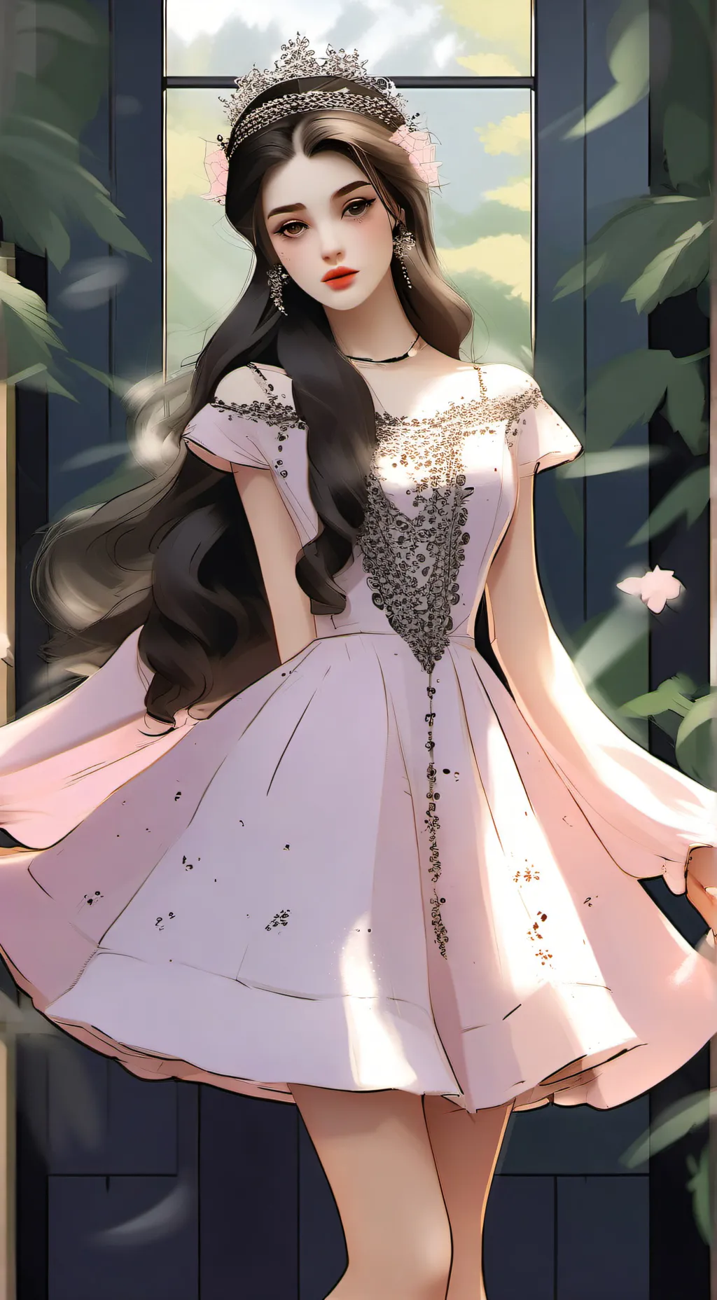 ai character: Kaitlyn - GL background