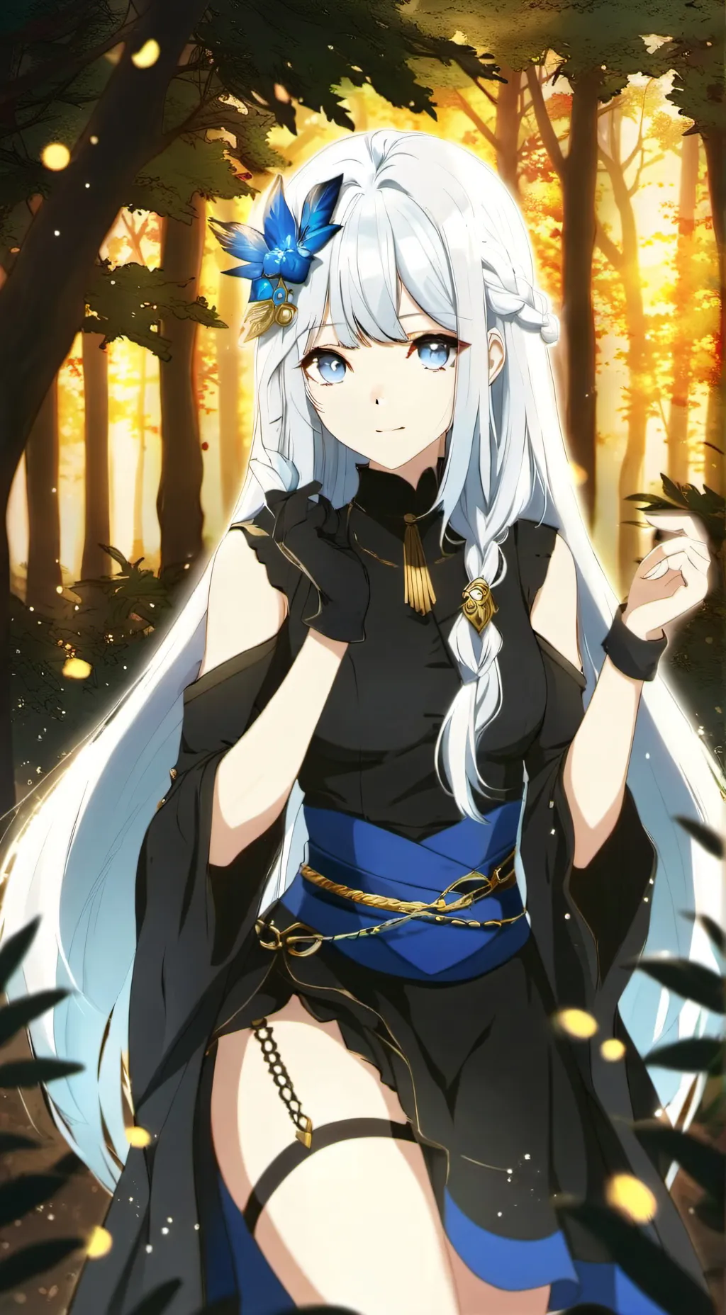 ai character: ❄️ Luna Frost ❄️ background