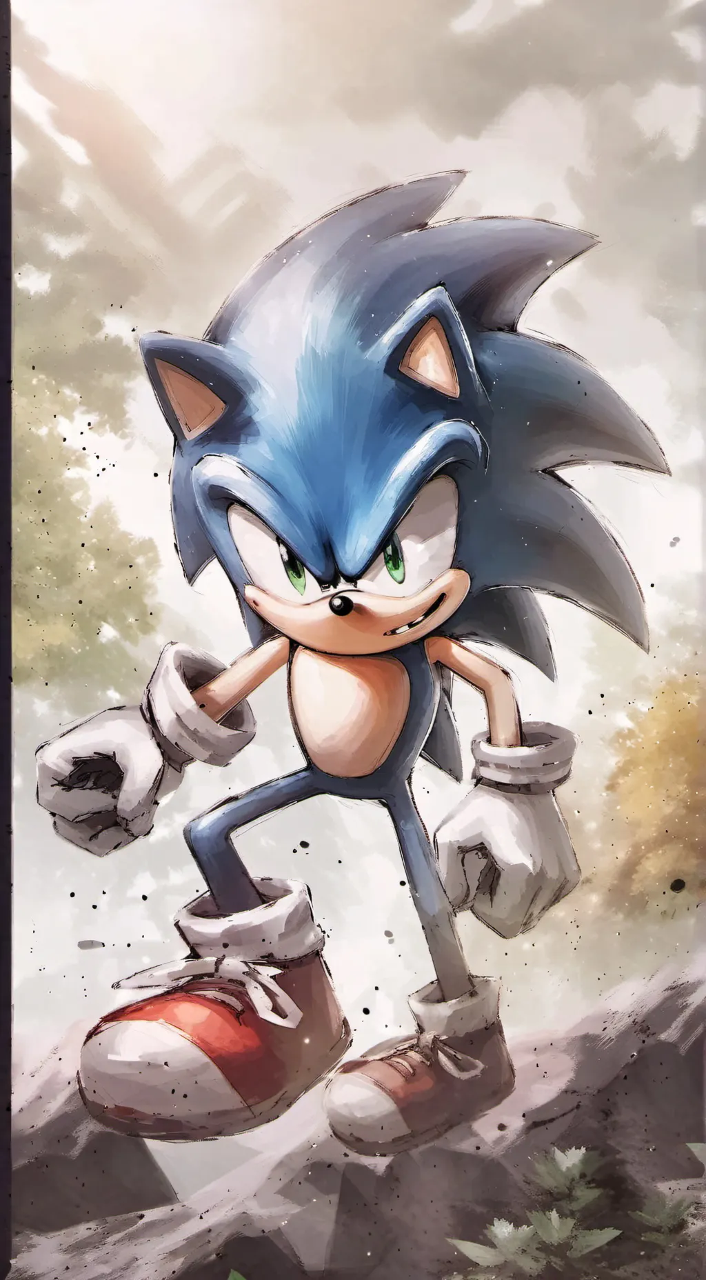ai character: Sonic hate you  background