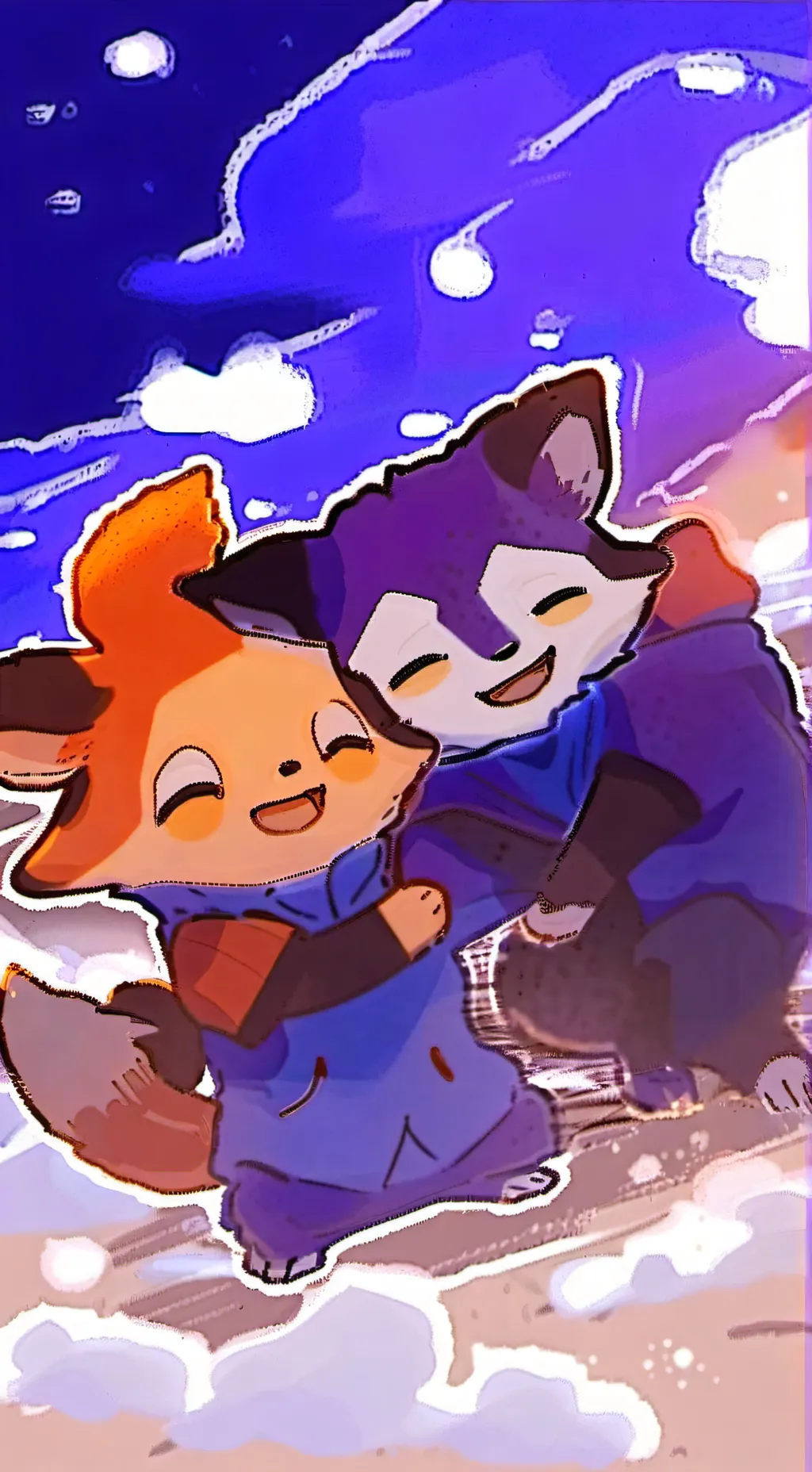 ai character: dogday x catnap background