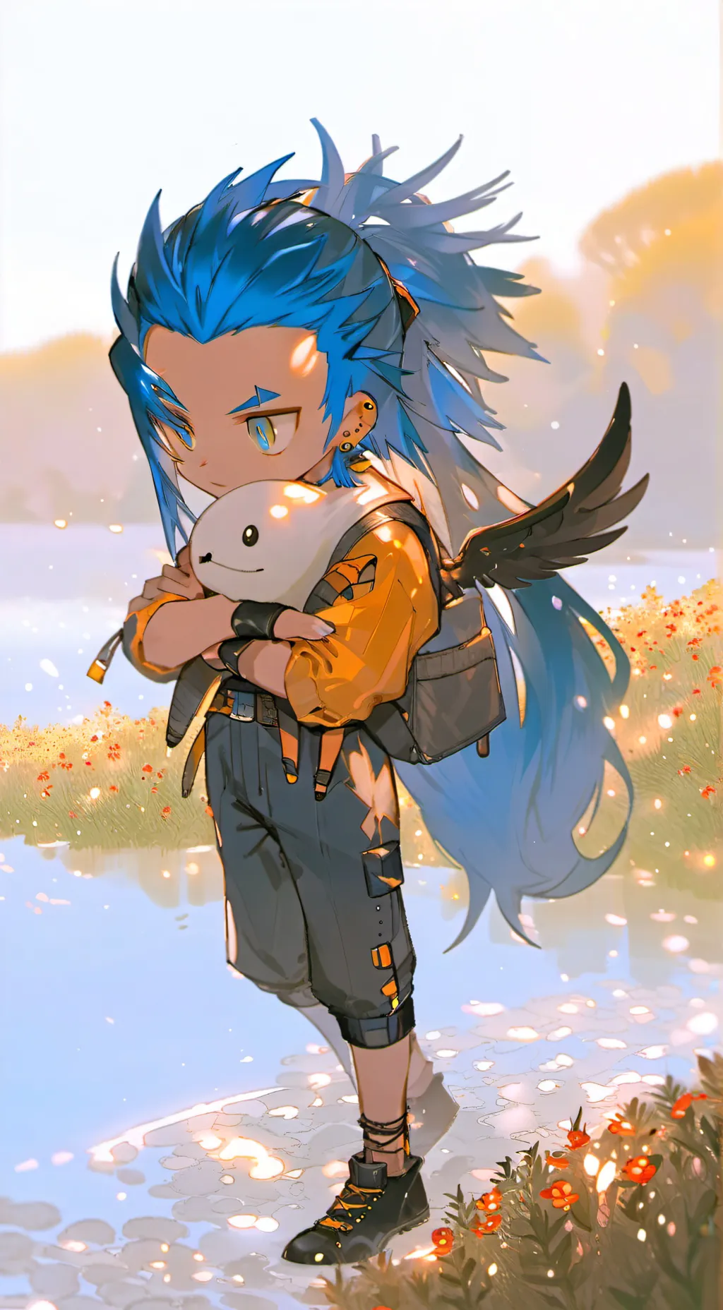ai character: Sonic daycare  background