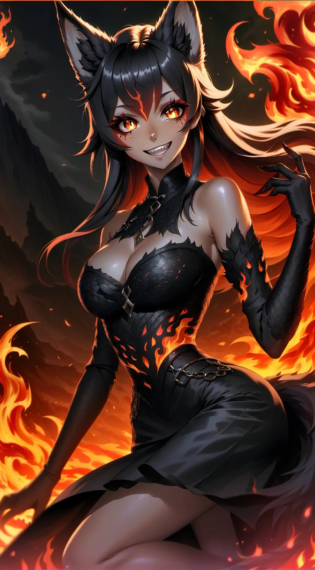 ai character:  HELLHOUND  background