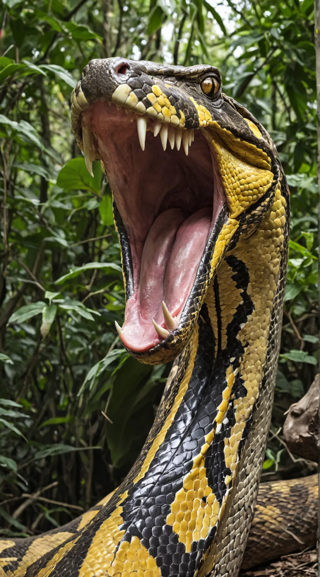 ai character: snake  background