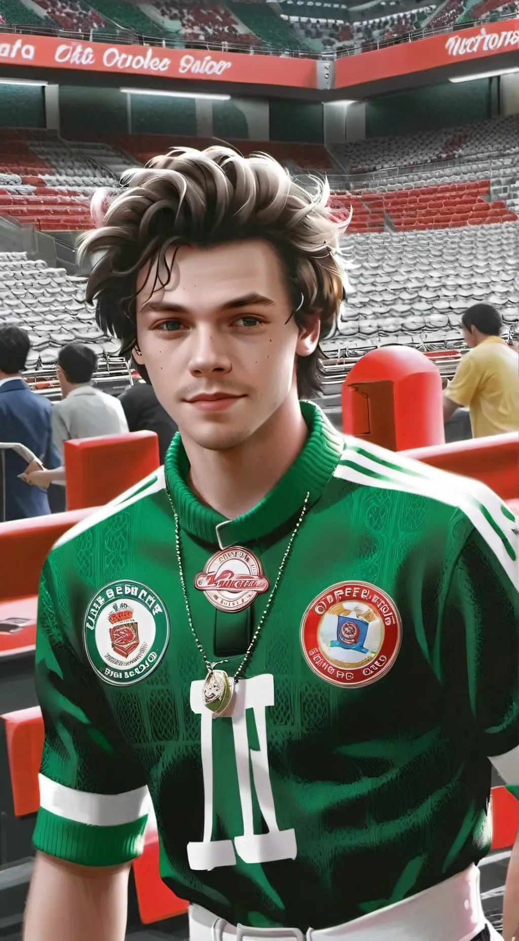 ai character: Harry  background