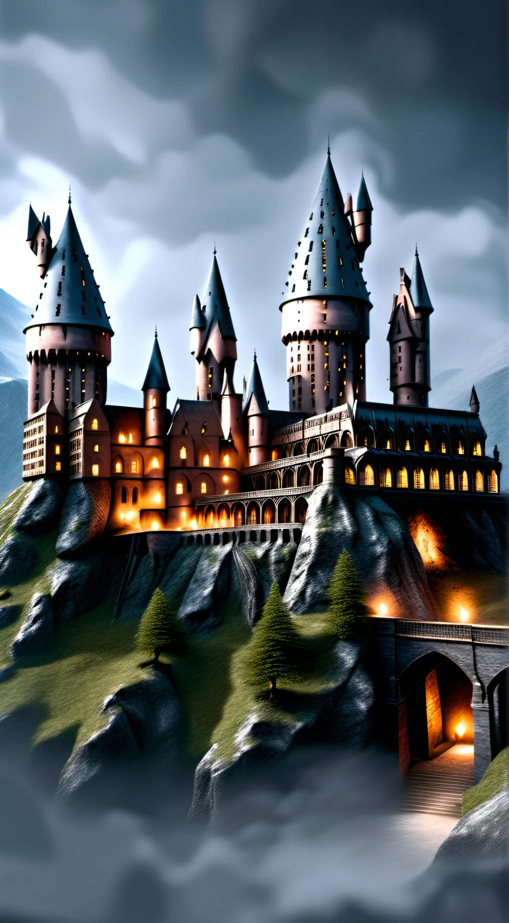 ai character: Hogwarts 🦁🦅🐍🐼! background