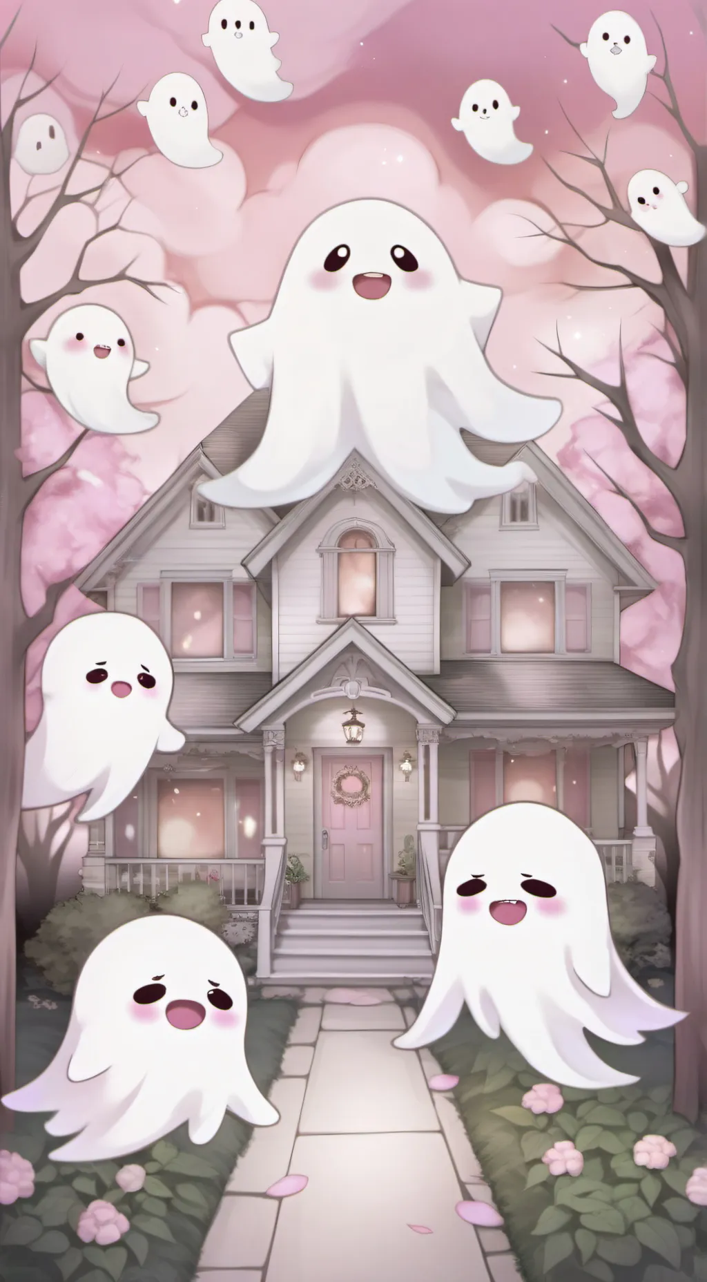 ai character: Ghost nextdoor background