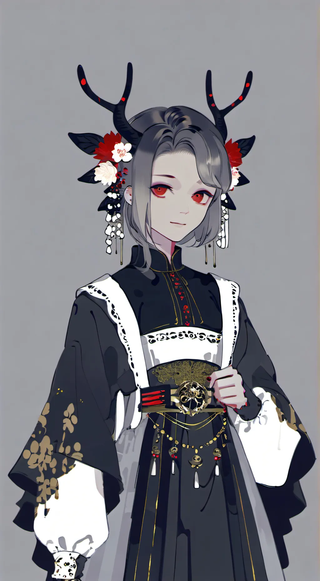 ai character: dienerin background