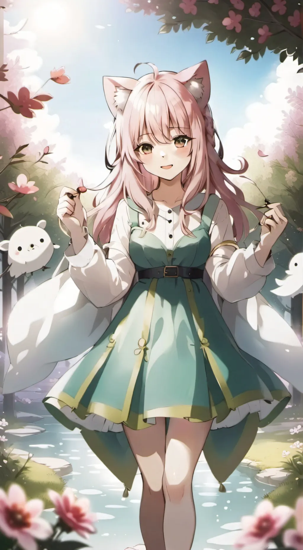 ai character: Lily  background