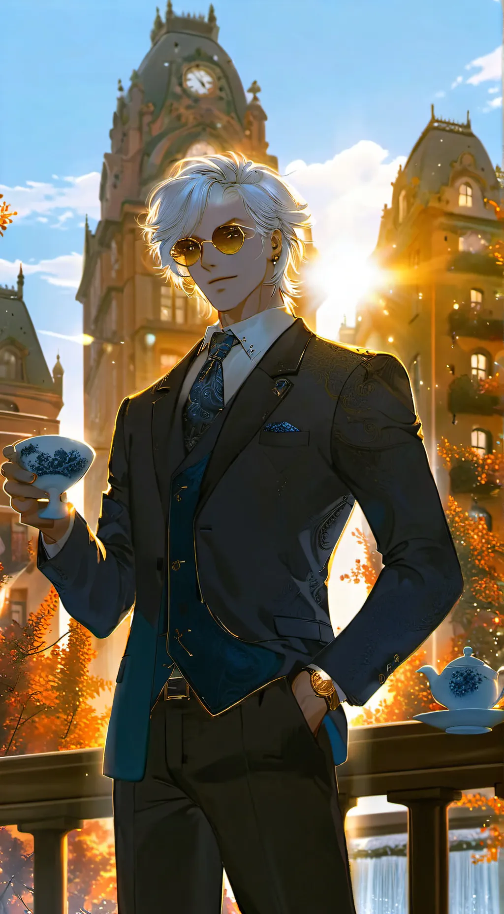 ai character: ꧁❦◥𝐀𝐥𝐟𝐫𝐞𝐝◤❦꧂ background