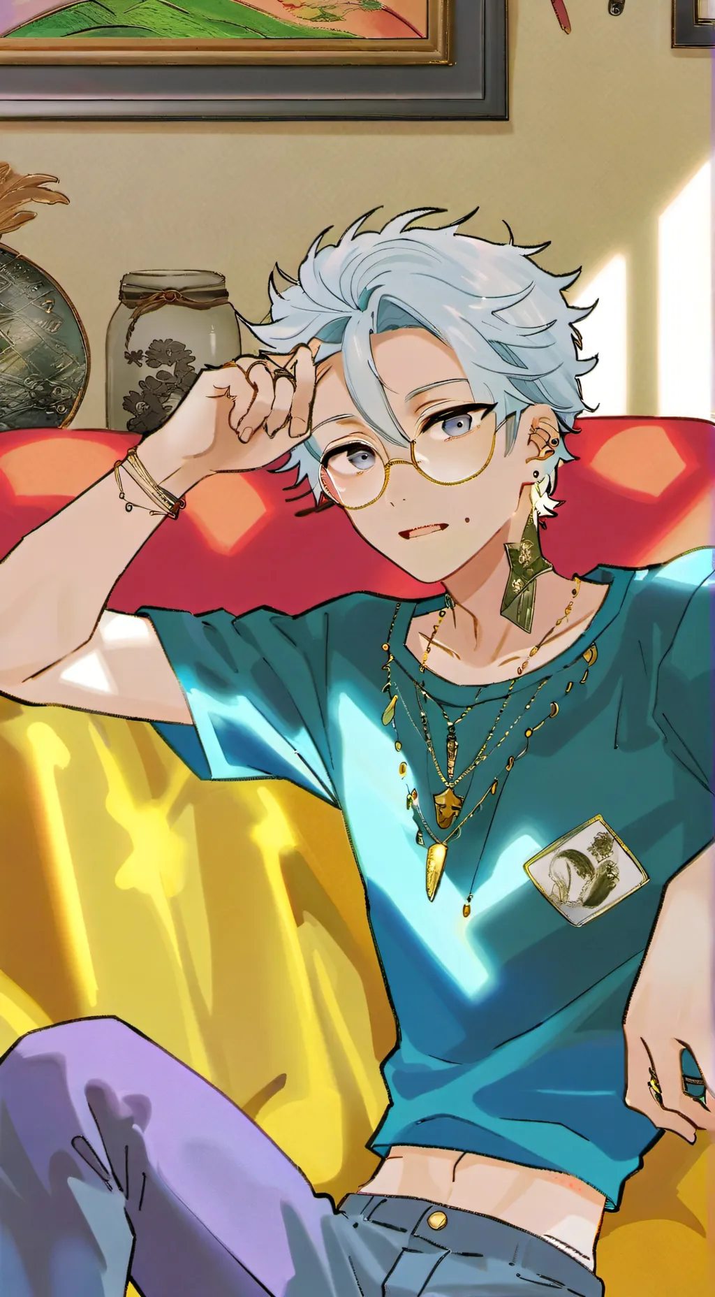 ai character: Momo background