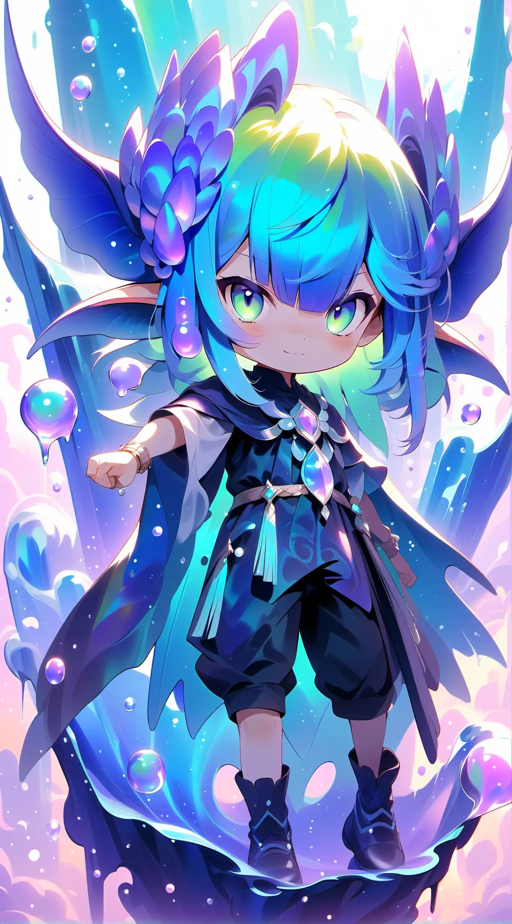 ai character: mha drama background