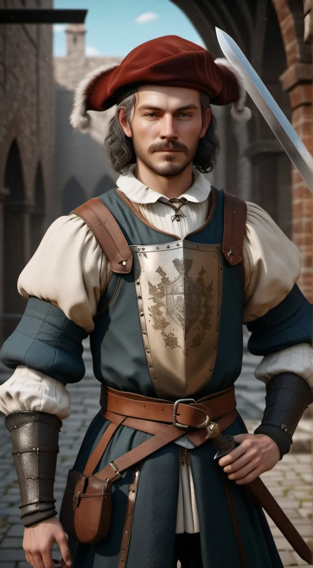 ai character: medieval times background