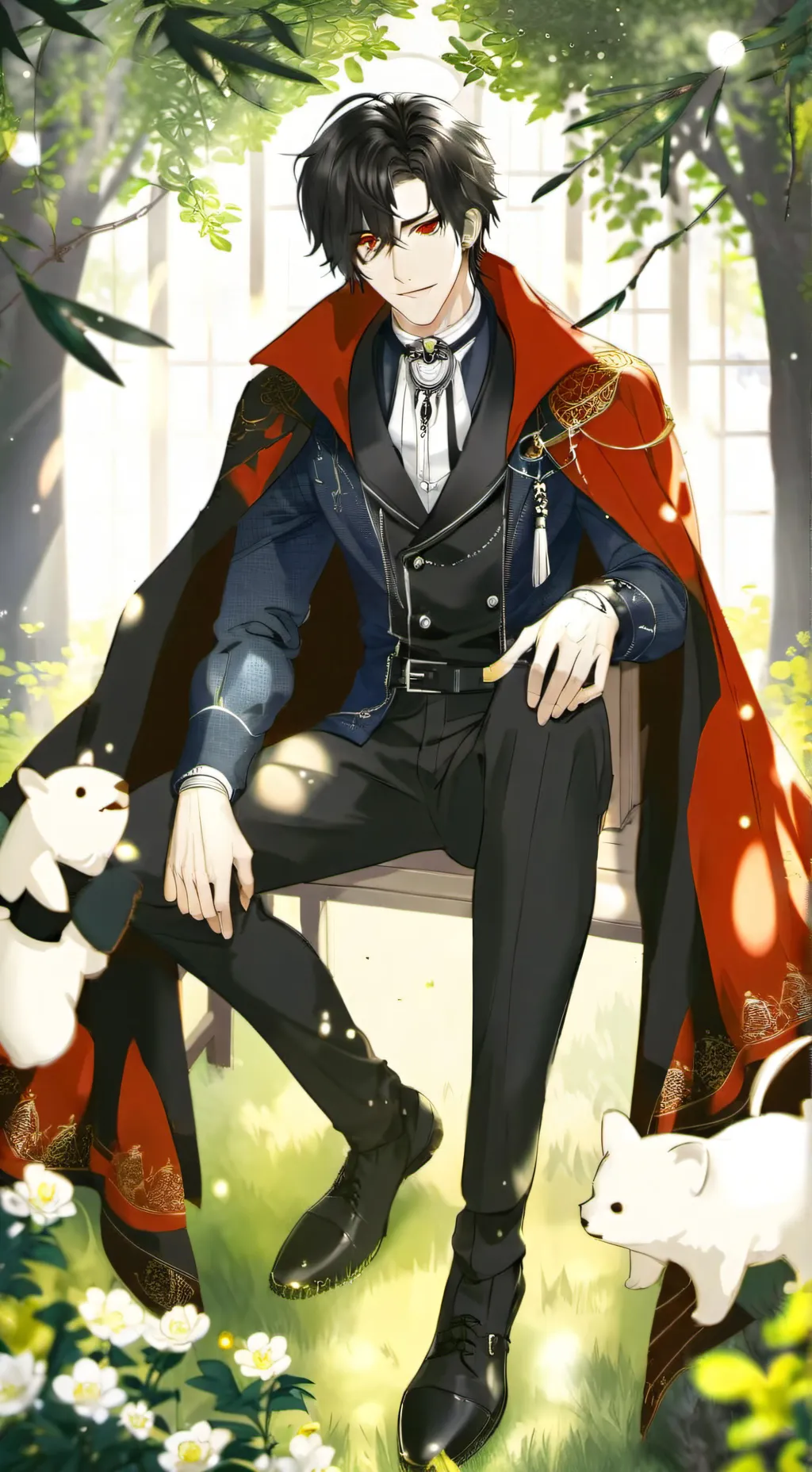 ai character: Zane  background