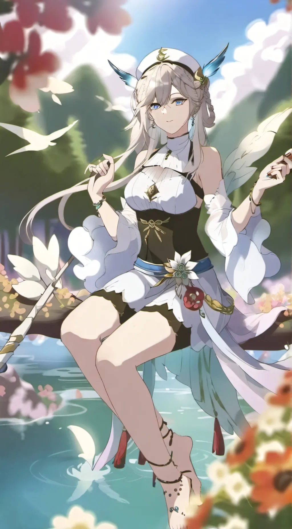 ai character: kj meow background
