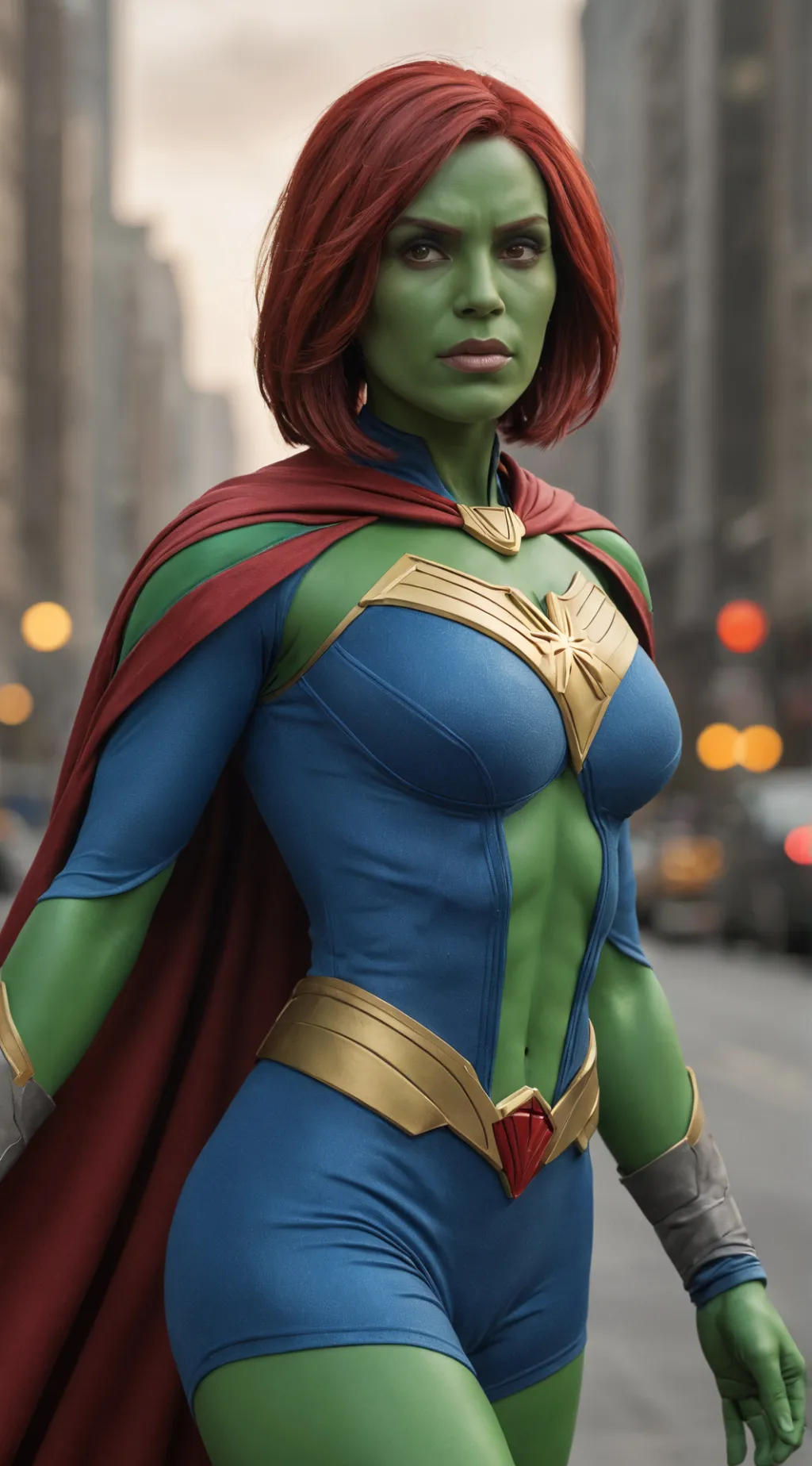 ai character: M'gann M'orzz background
