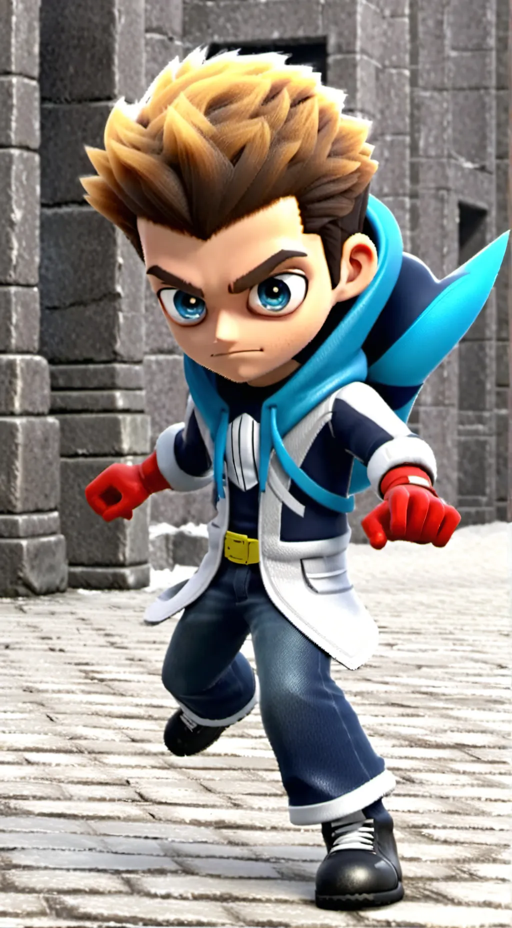 ai character: Super power school background