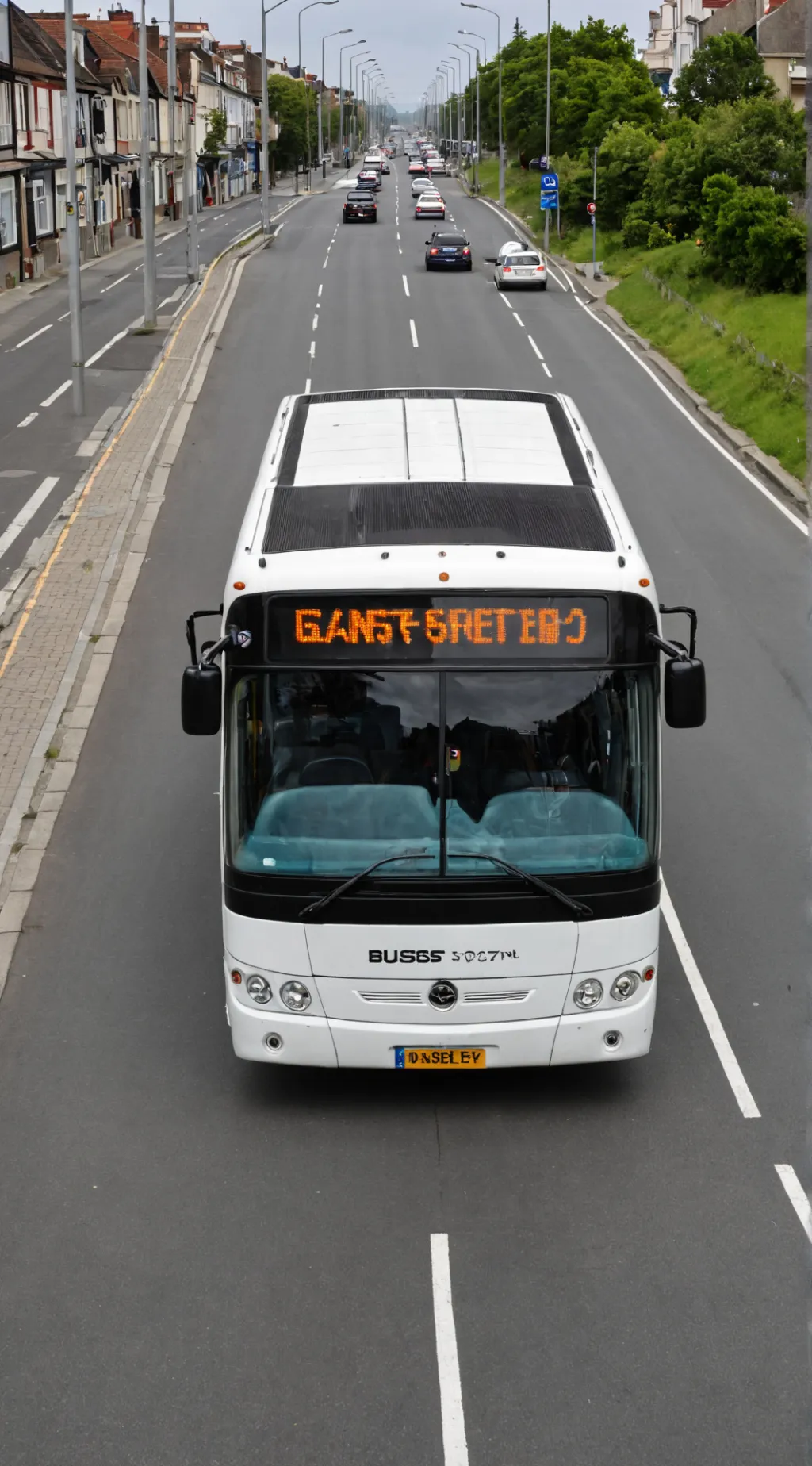 ai character: Bus background