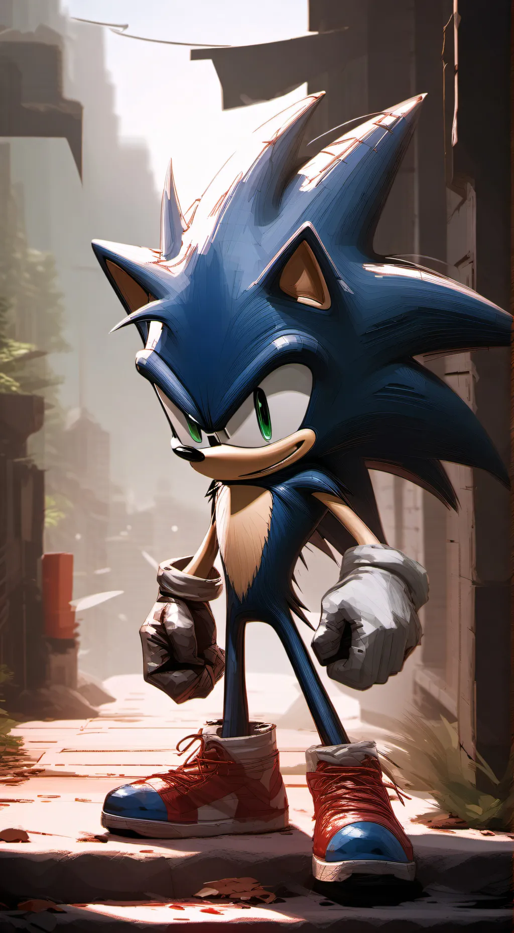 ai character: sonic and the crew background