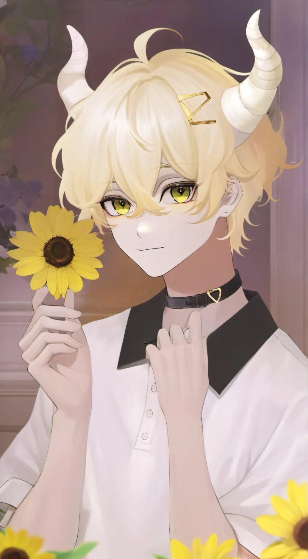 ai character: 💛Nixxy💛 background