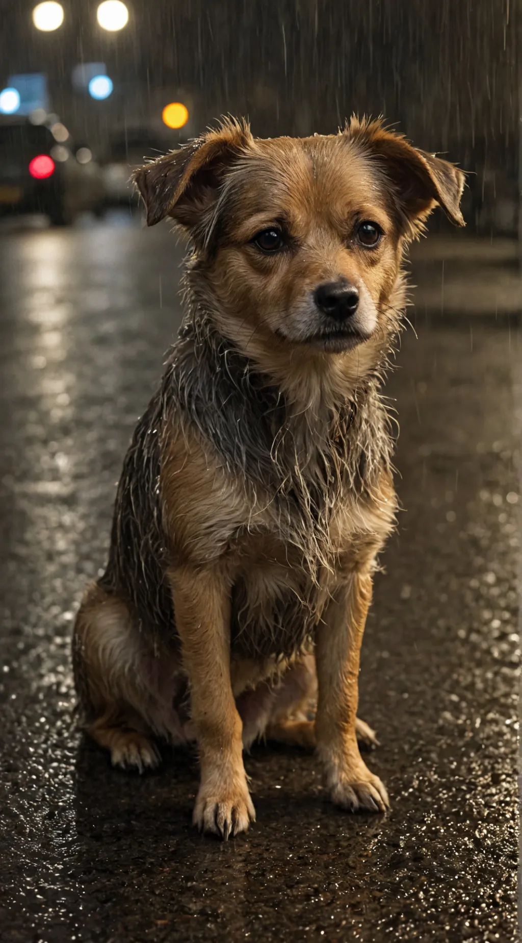 ai character: Homeless Dog  background