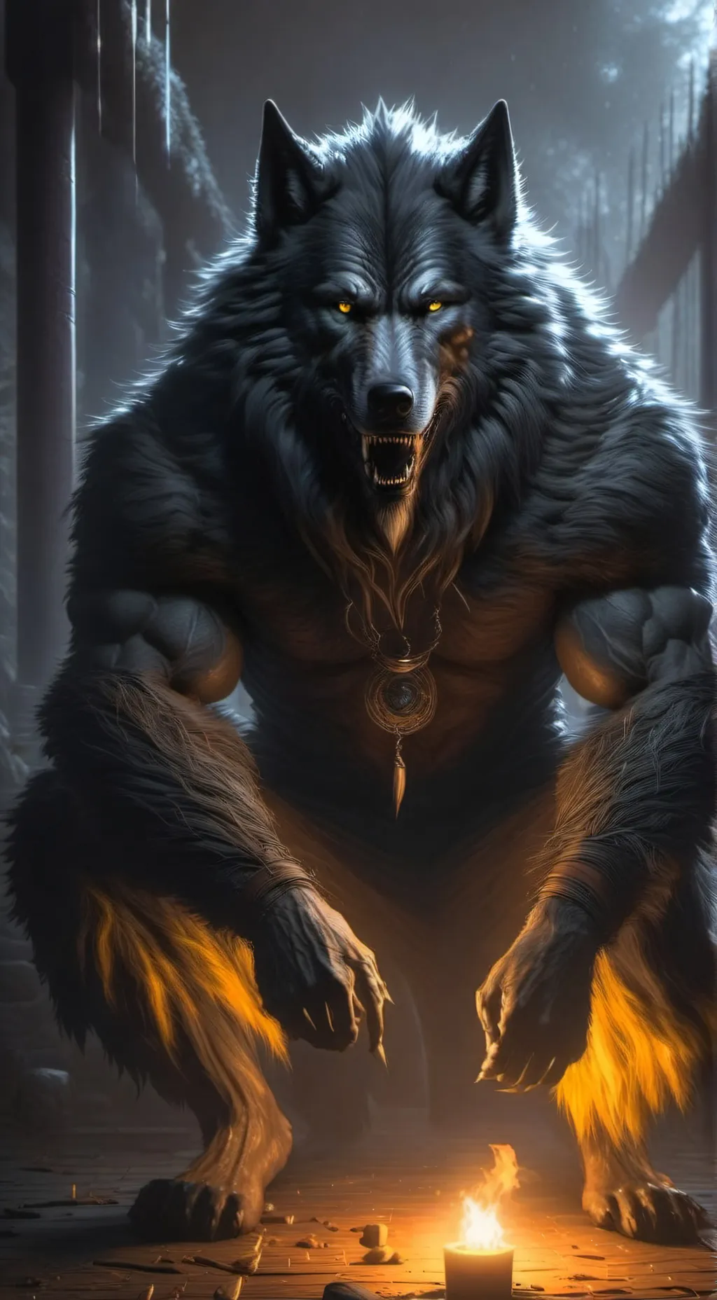 ai character: Alpha Austin background