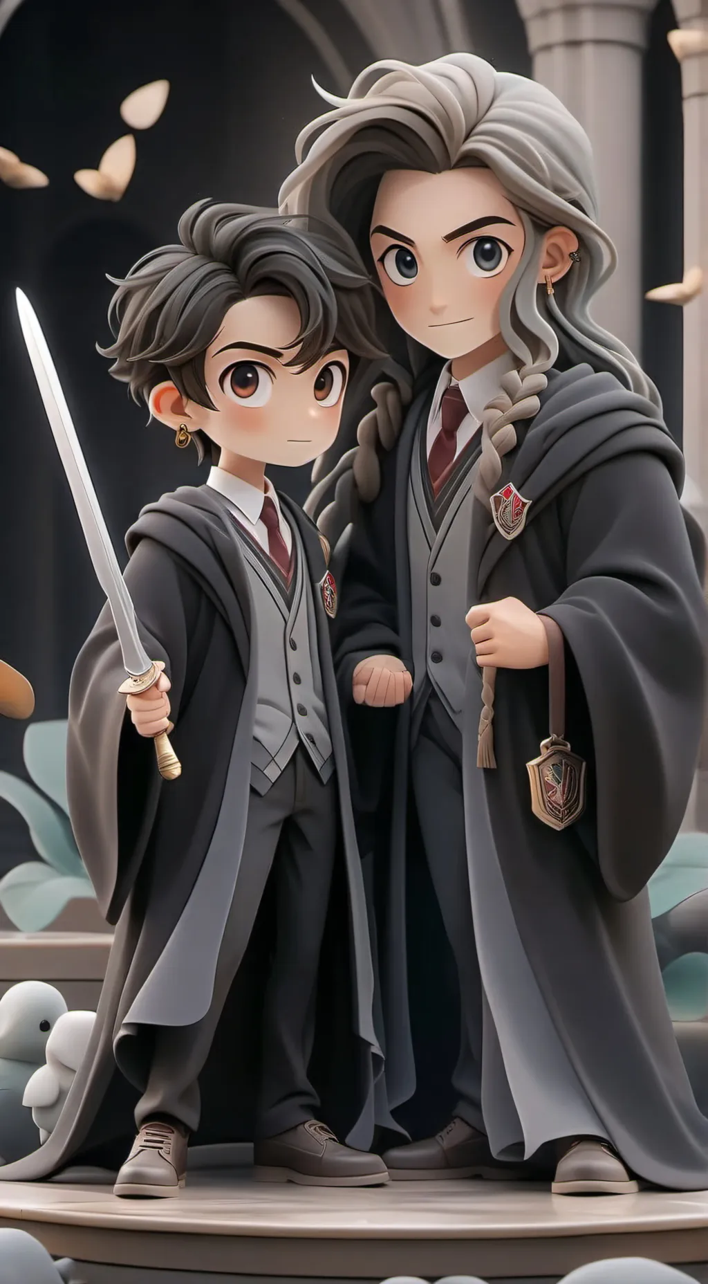 ai character: hp vs pjo fight background