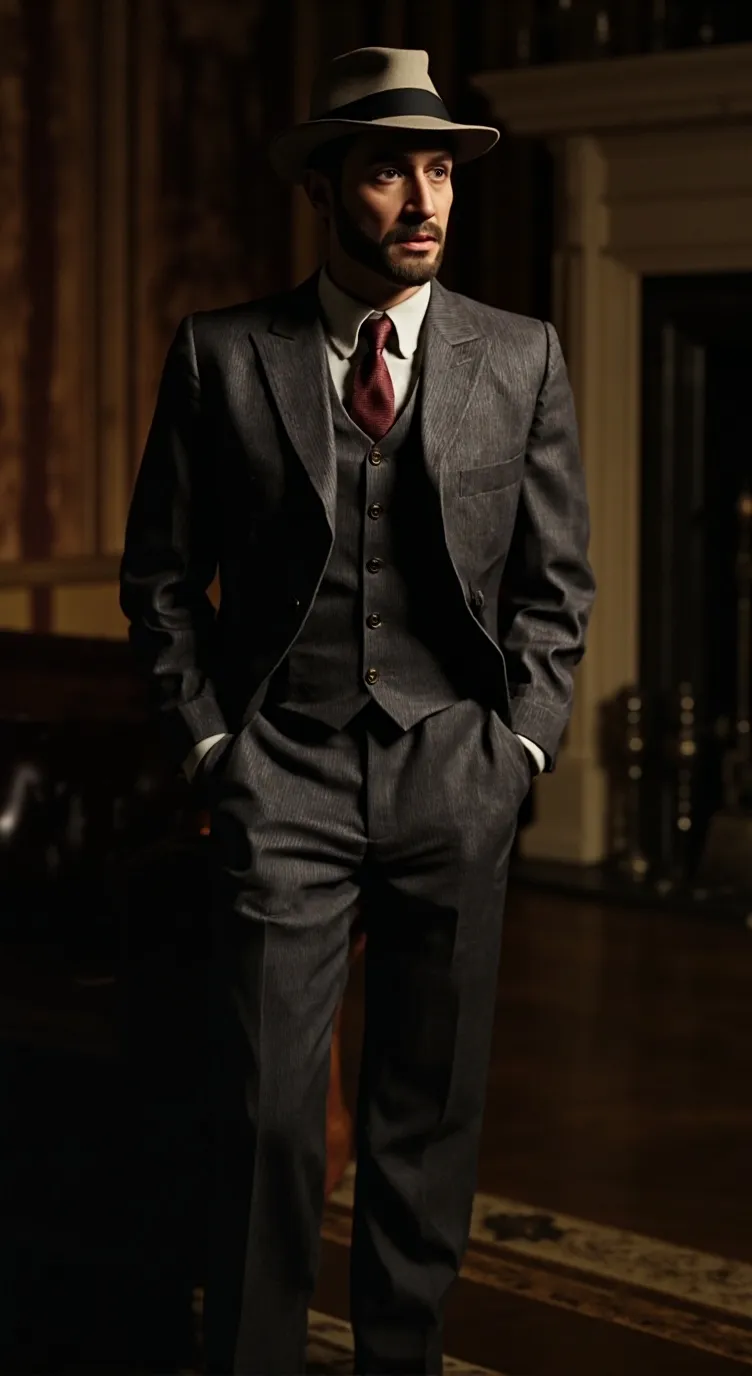 ai character: James Howard  background