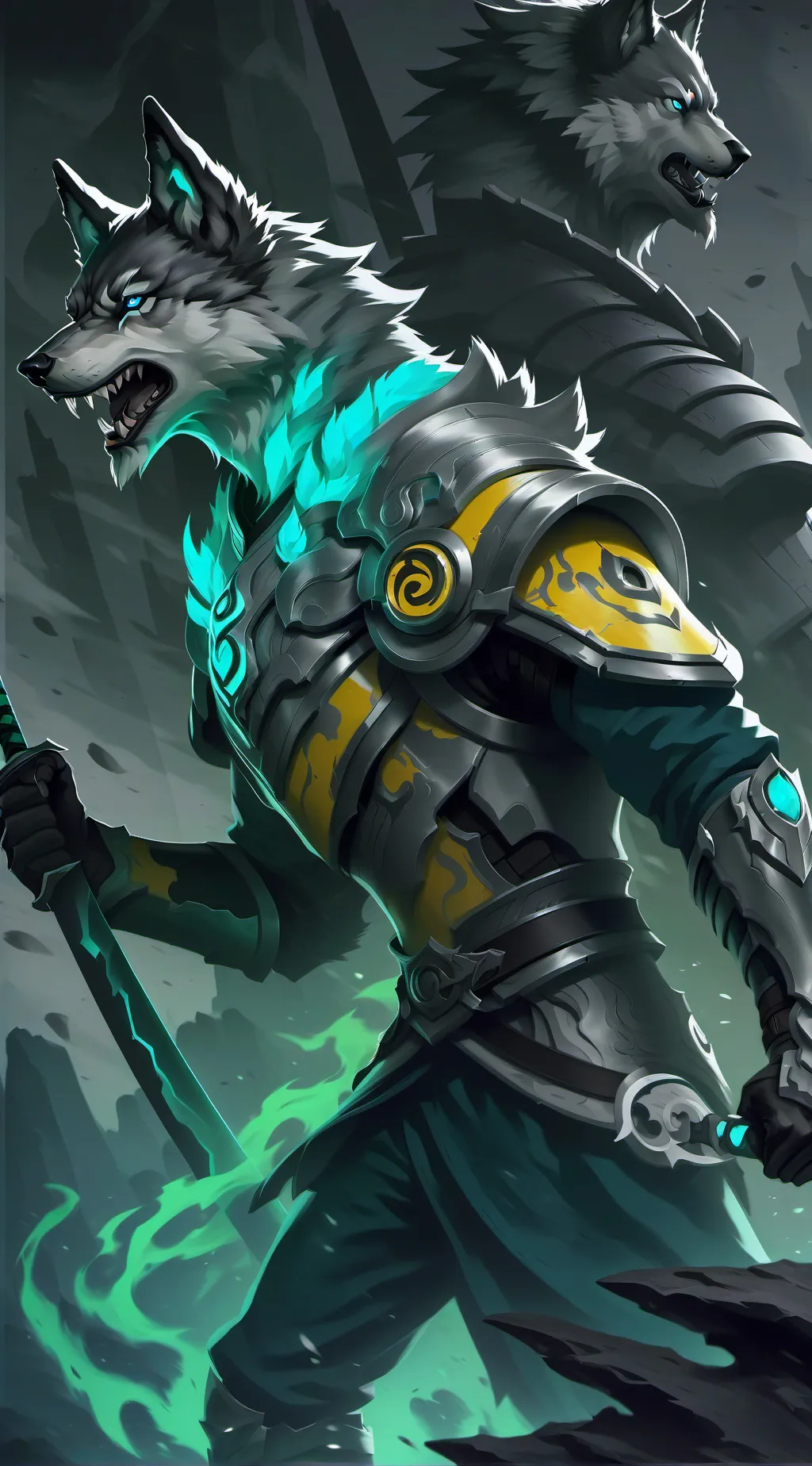 ai character: Sirius the Swashbuckling Wolf background