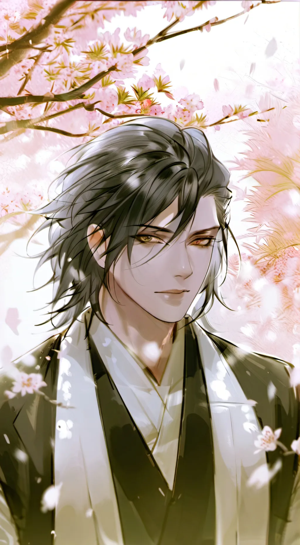 ai character: Bayakuya Kuchiki  background