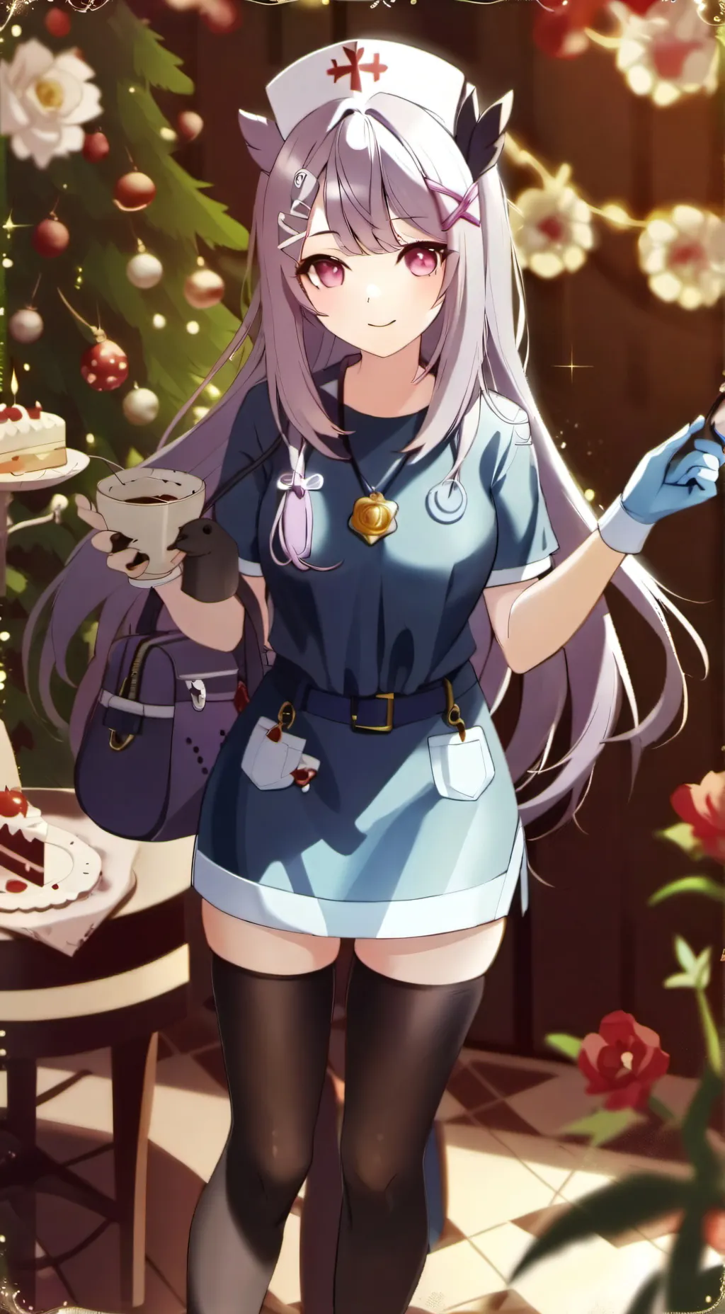 ai character: nurse alyssa  background